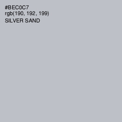 #BEC0C7 - Silver Sand Color Image